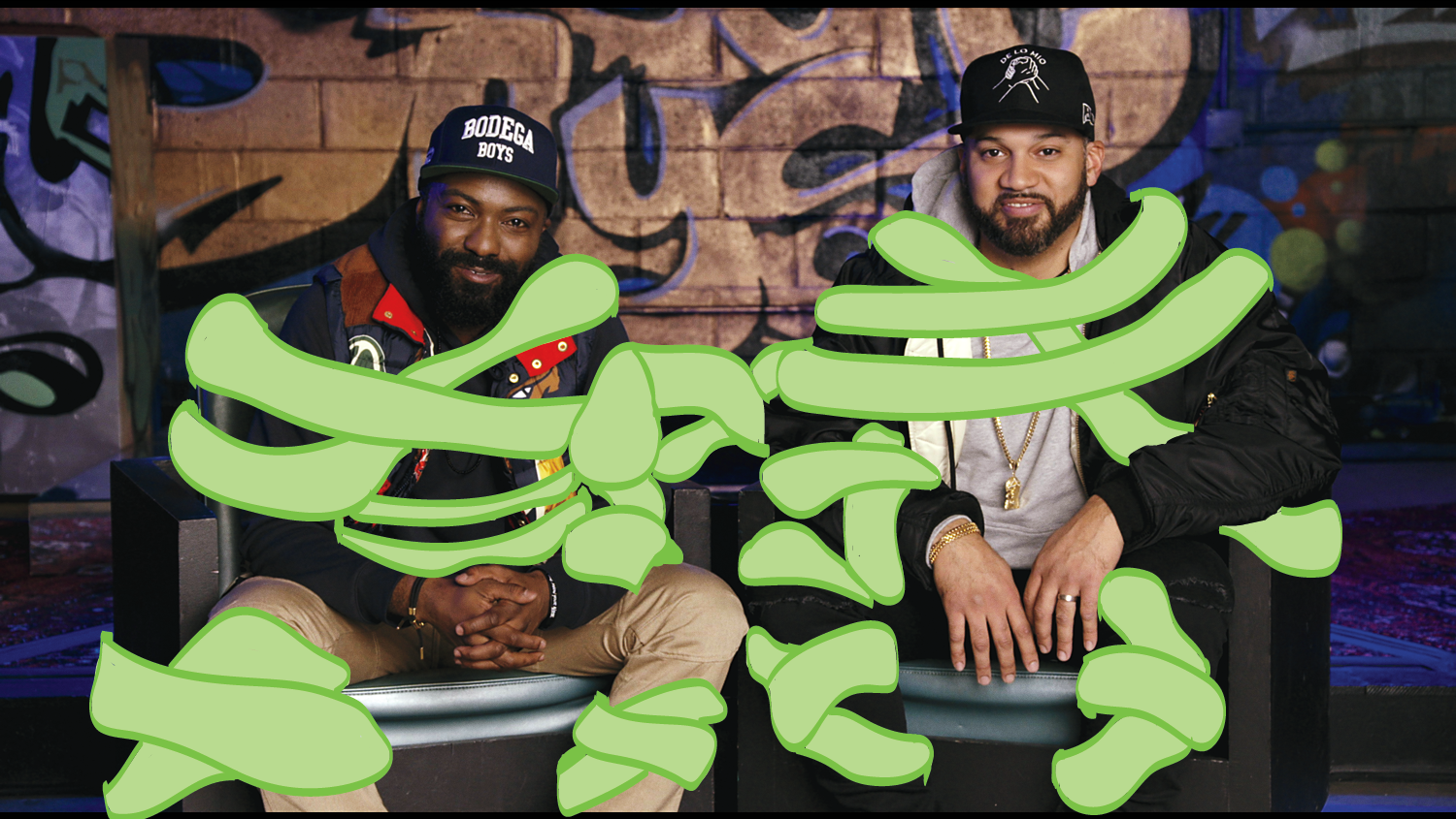 Concept treatment over Desus & Mero, the third of the three reference pieces