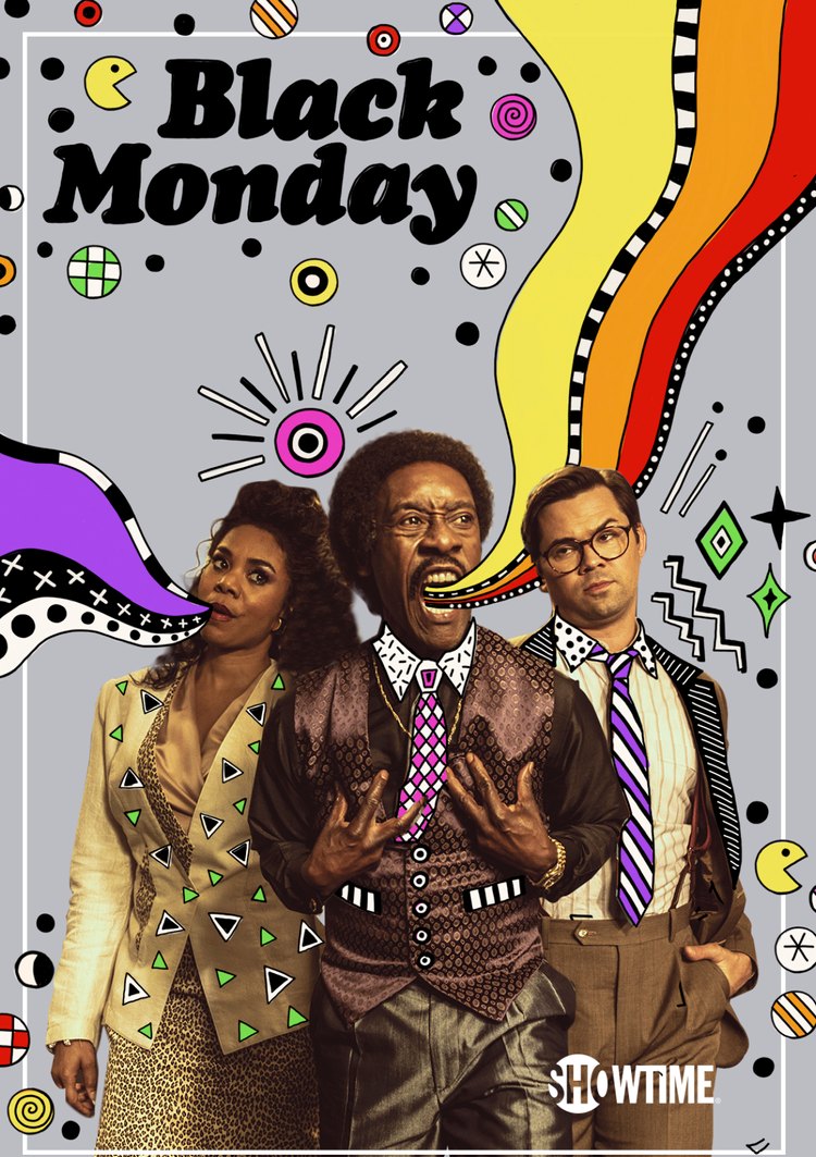 Black Monday in purple and gold